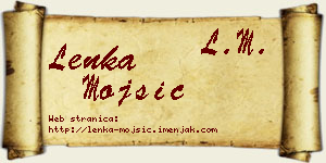 Lenka Mojsić vizit kartica